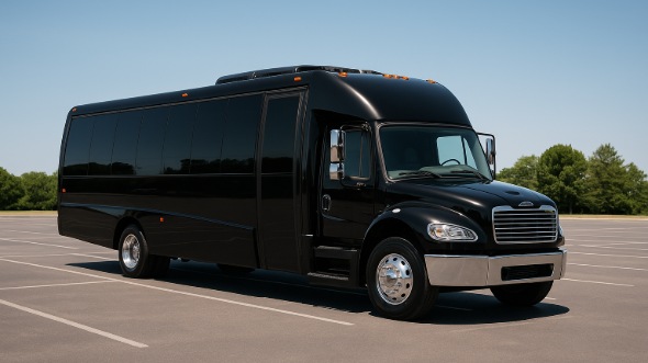 Exterior of Charter Bus Company Chesterfield's 15 Passenger Minibus in Chesterfield