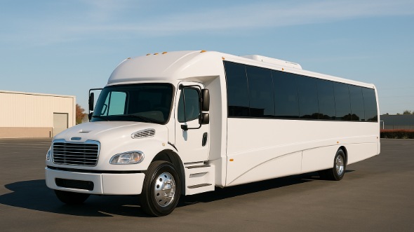 Exterior of Charter Bus Company Chesterfield's 18 Passenger Minibus in Chesterfield