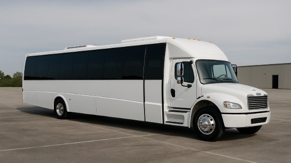 Exterior of Charter Bus Company Chesterfield's 25 Passenger Mini bus in Chesterfield