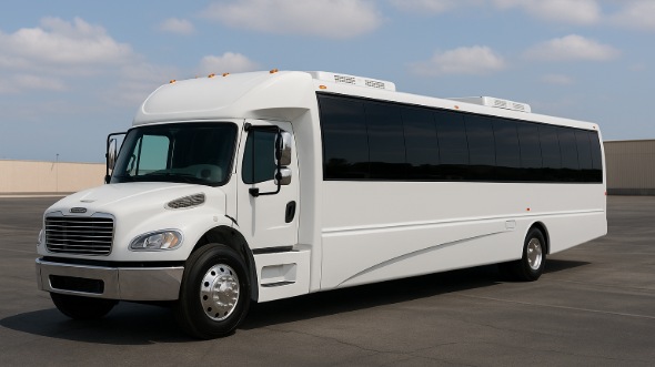 Exterior of Charter Bus Company Chesterfield's 30 Passenger Minibus in Chesterfield