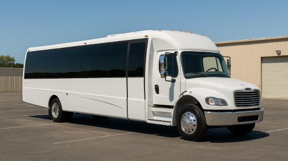 Exterior of Charter Bus Company Chesterfield's 35 Passenger Minibus in Chesterfield