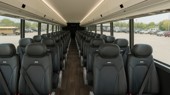Interior of Charter Bus Company Chesterfield's 35 Passenger Minibus in Chesterfield