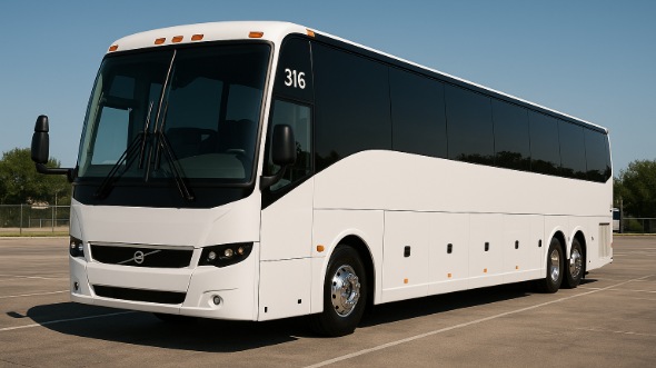 Exterior of Charter Bus Company Chesterfield's 54 Passenger Charter Bus in Chesterfield