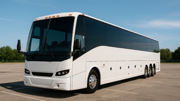 Exterior of Charter Bus Company Chesterfield's 55 Passenger Charter Bus in Chesterfield