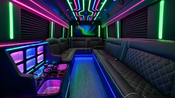 chesterfield party bus rental inside
