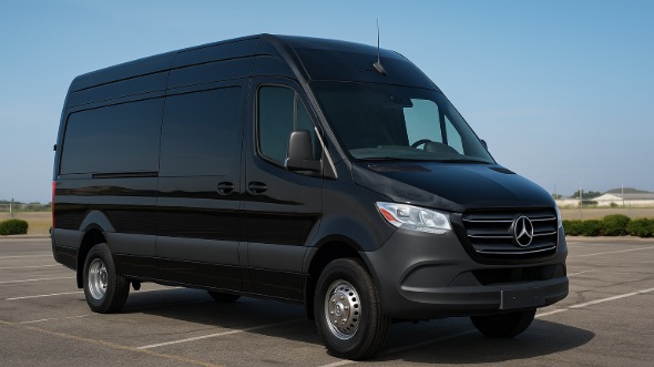 Exterior of Charter Bus Company Chesterfield's Sprinter Limo in Chesterfield